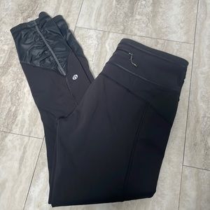 Lululemon running crops excellent condition